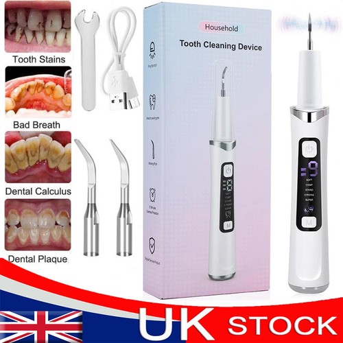 Ultrasonic tooth cleaner kit - tooth,