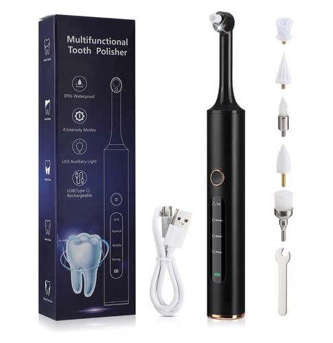 Electric tooth polisher - polisher, plaque