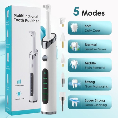 Electric tooth polisher - tooth, teeth