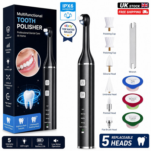 Electric tooth polisher - tooth,