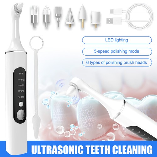 Electric tooth polisher - polisher, plaque
